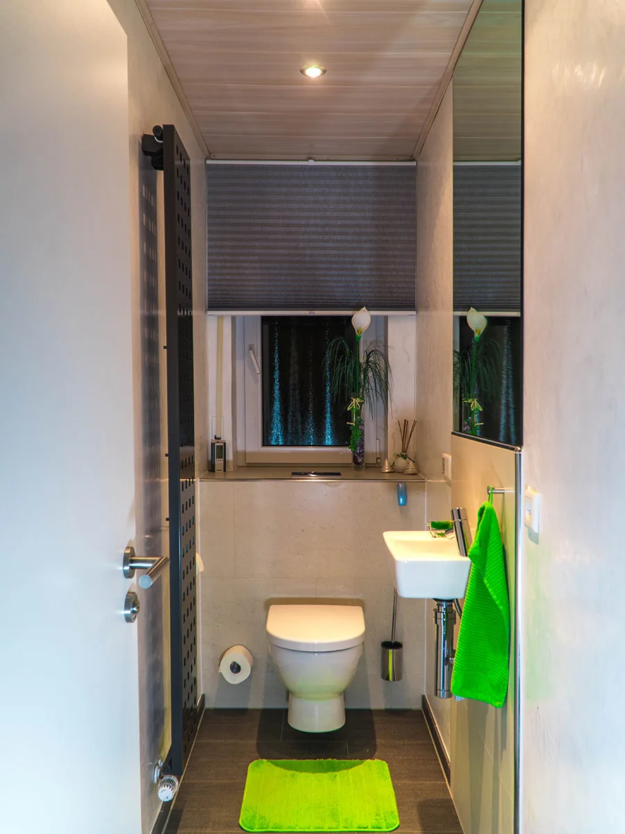 Renoviertes Gäste-WC aus einem Ortner-Projekt
